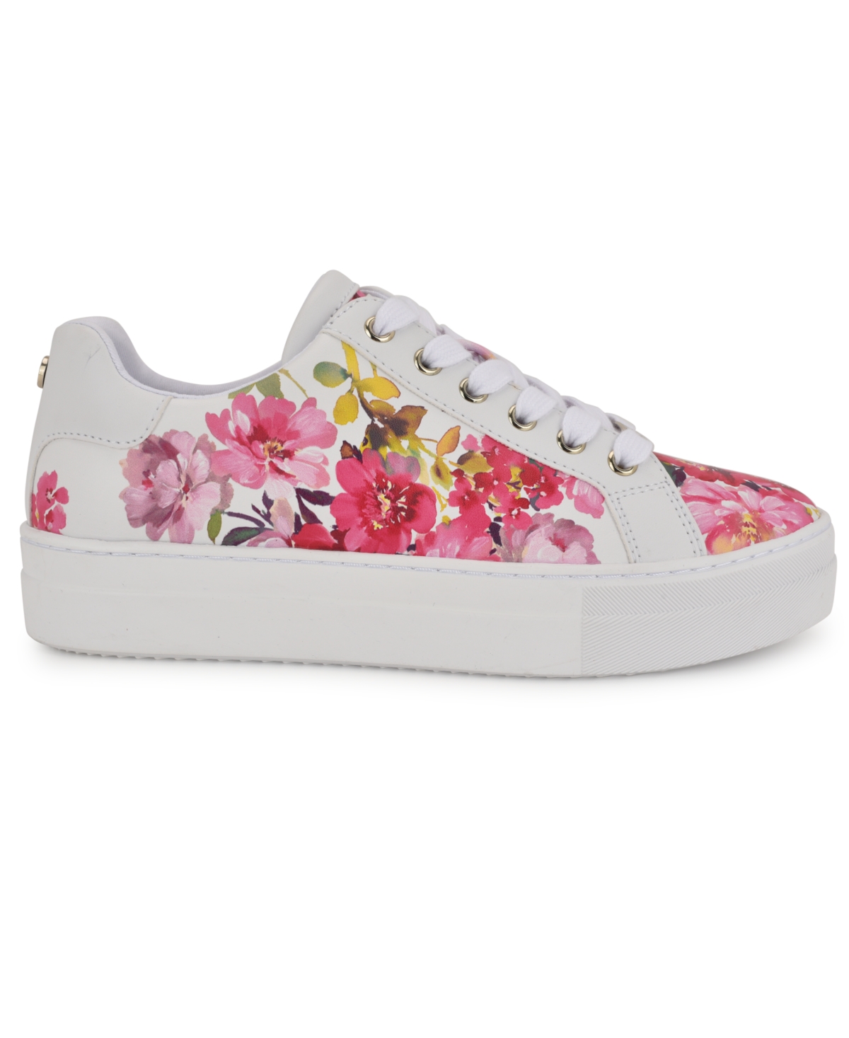 Shop Nine West Women's Gatspy Lace-up Platform Sneakers