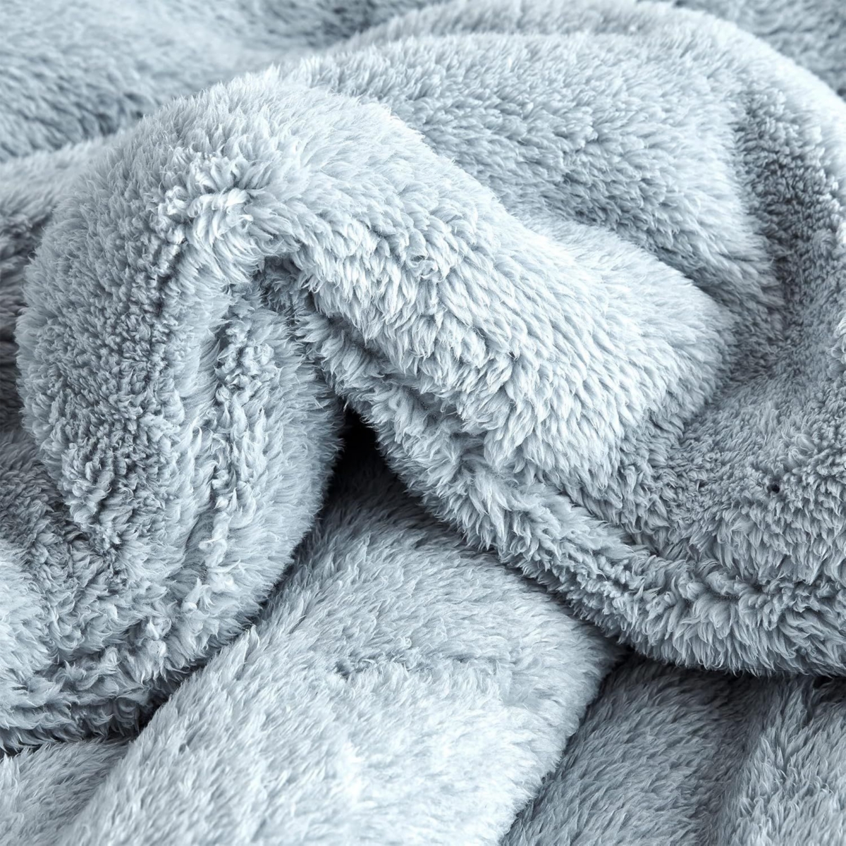 Coma Inducer Oversized Comforter - The Original Plush - Frosted Arctic Ice , Queen