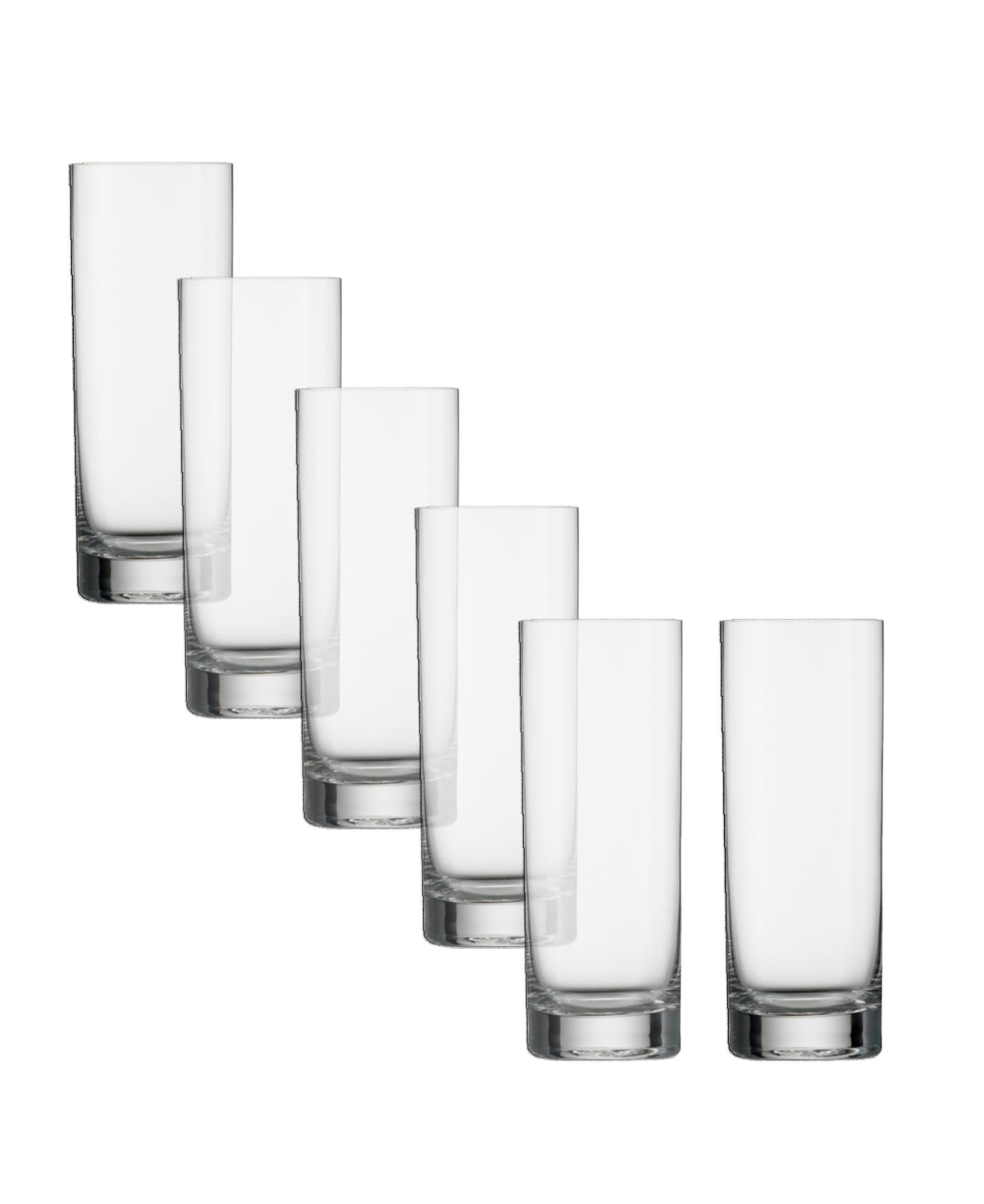 Stolzle Lausitz New York Bar Highball Glasses, Set Of 6 In Crystal