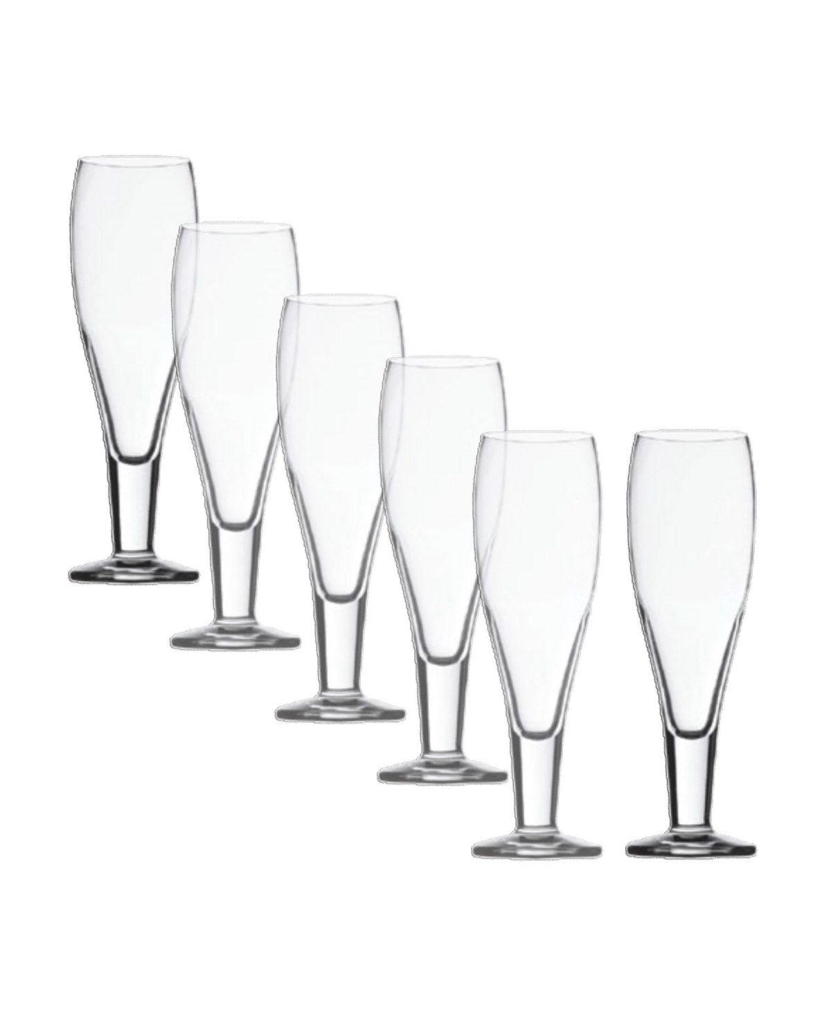 Stolzle Lausitz Milano Beer Glasses, Set Of 6 In Crystal