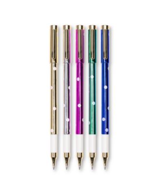New York Pen Set, Metallic Dots