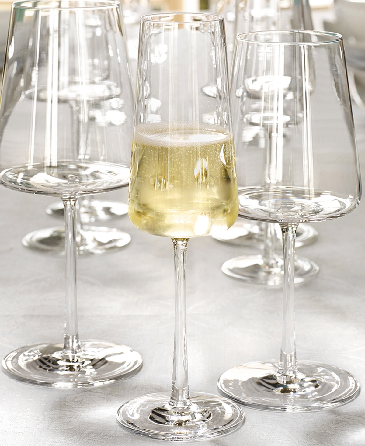Stolzle Lausitz Power Champagne Flutes, Set Of 4 In Crystal
