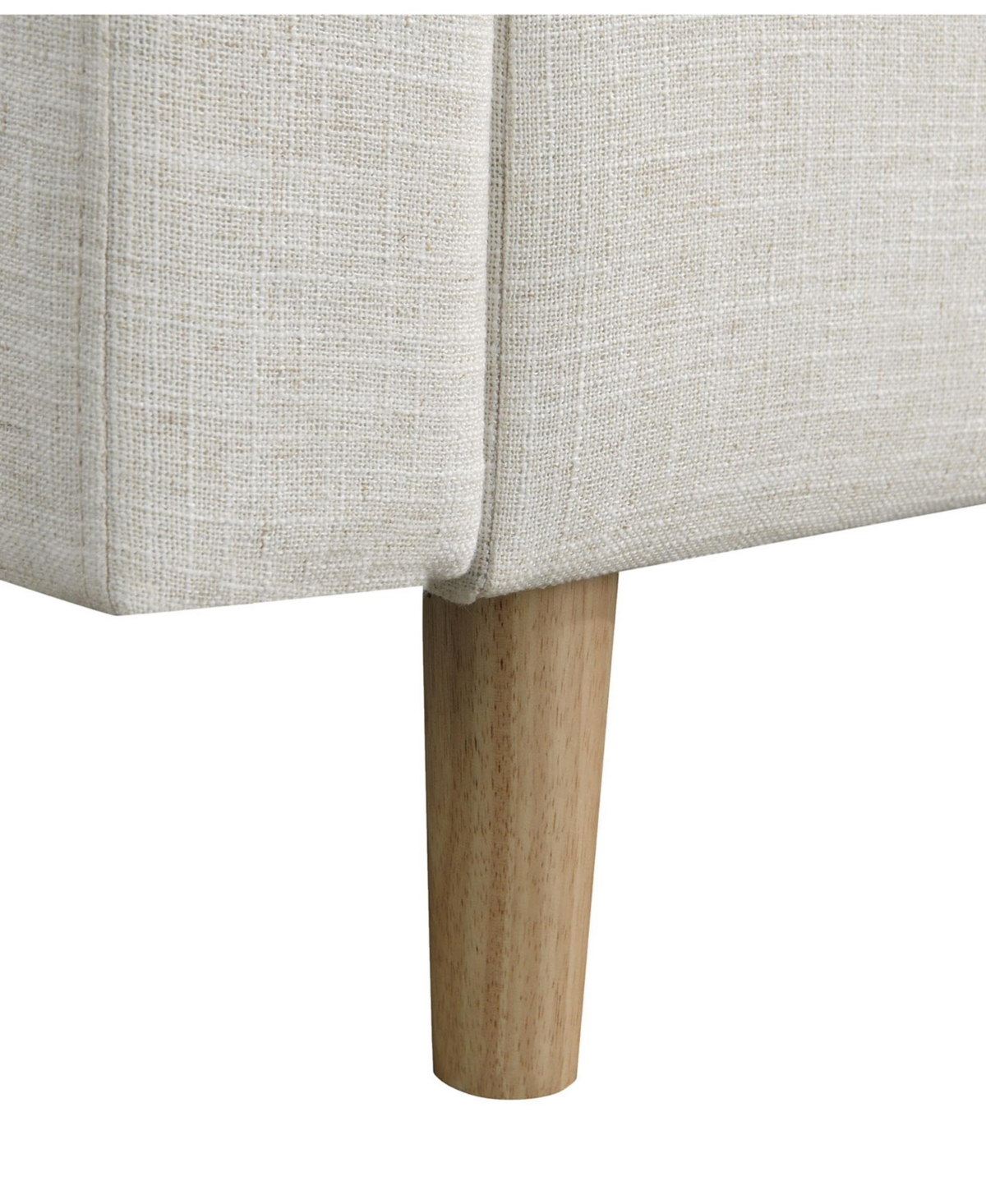 Studio Living 41.3" Polyester Sydney Chair In Cream