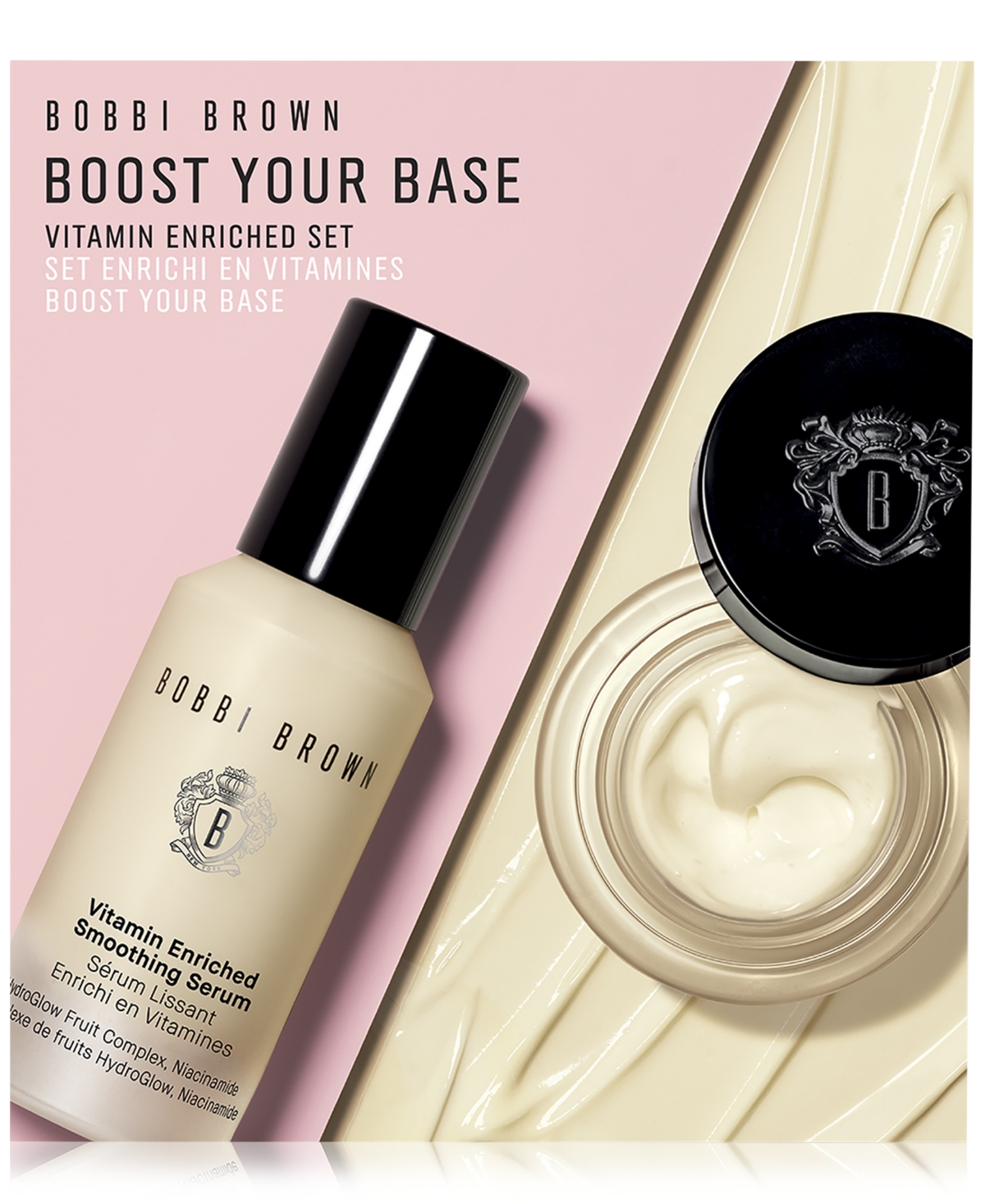 Bobbi Brown 2-pc. Boost Your Base Vitamin Enriched Moisturizer & Serum Set In Vefb 50mlve Serum 30ml