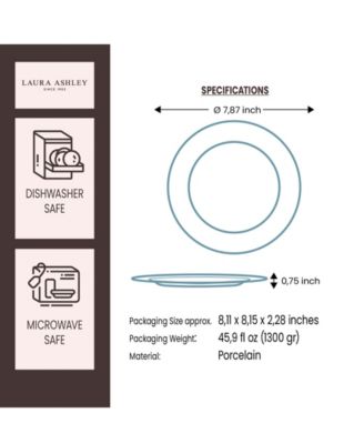 Laura Ashley CLOSEOUT! Blueprint Collectables Dinner Set in Gift Box, 16 Pieces