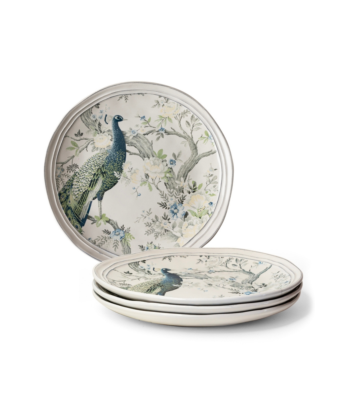 Closeout! Laura Ashley Belvedere Giftset Set of 4 plates, Service for 4