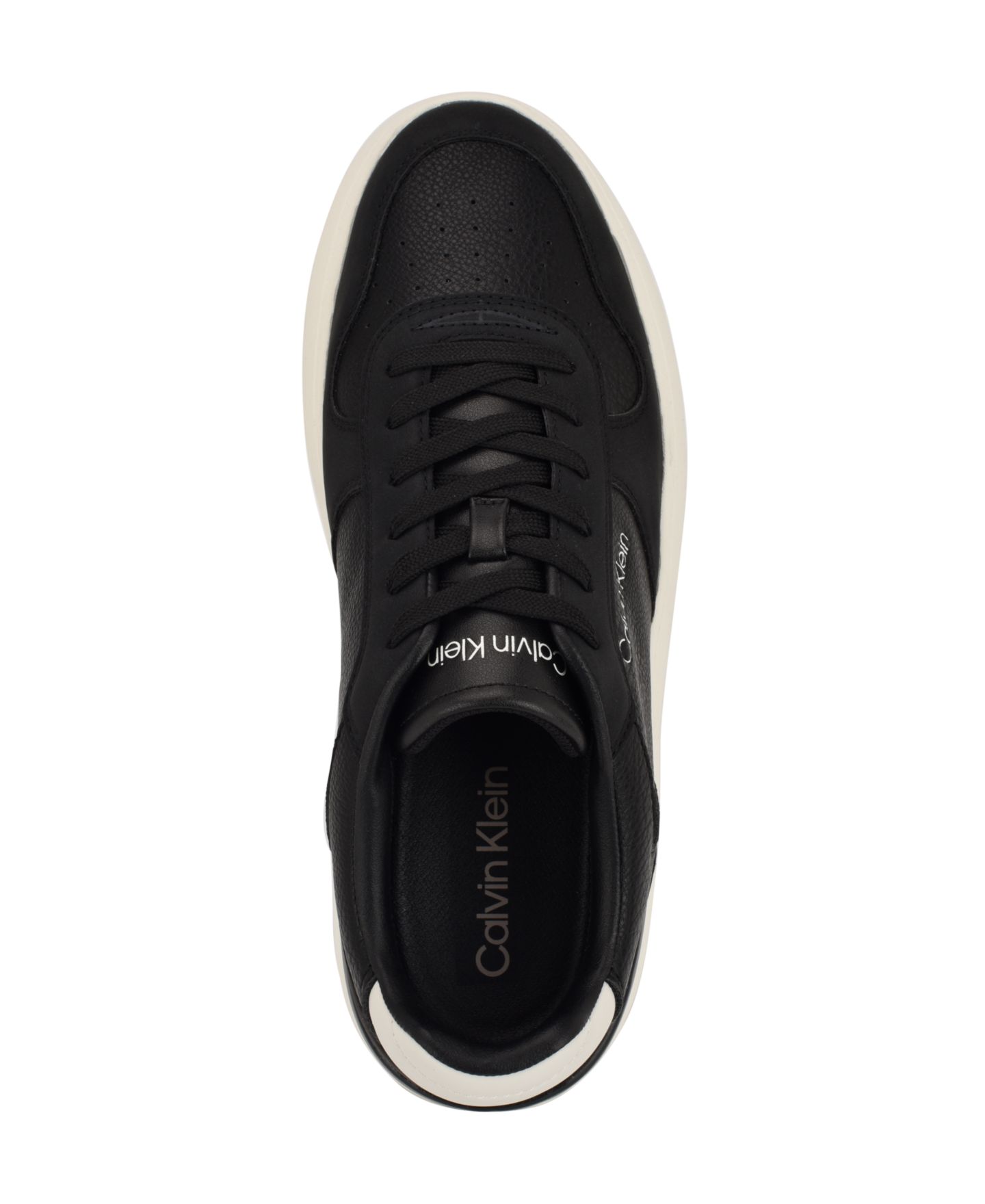 Мужские кроссовки Calvin Klein Brayton Casual Lace Up, цвет: Чёрный — фото 4