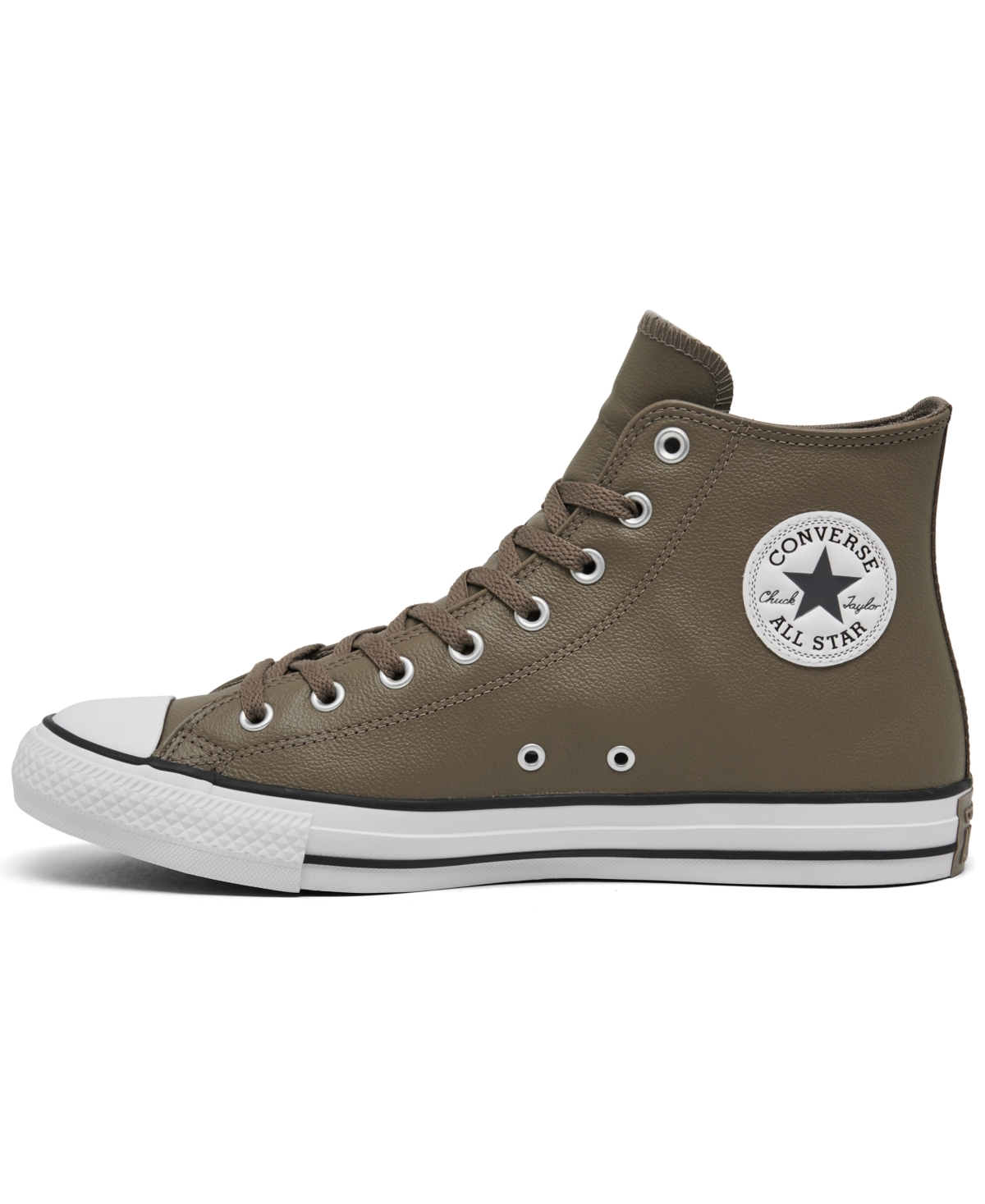 Converse Men's Chuck Taylor All Star Leather High Top Casual Sneakers from Finish Line