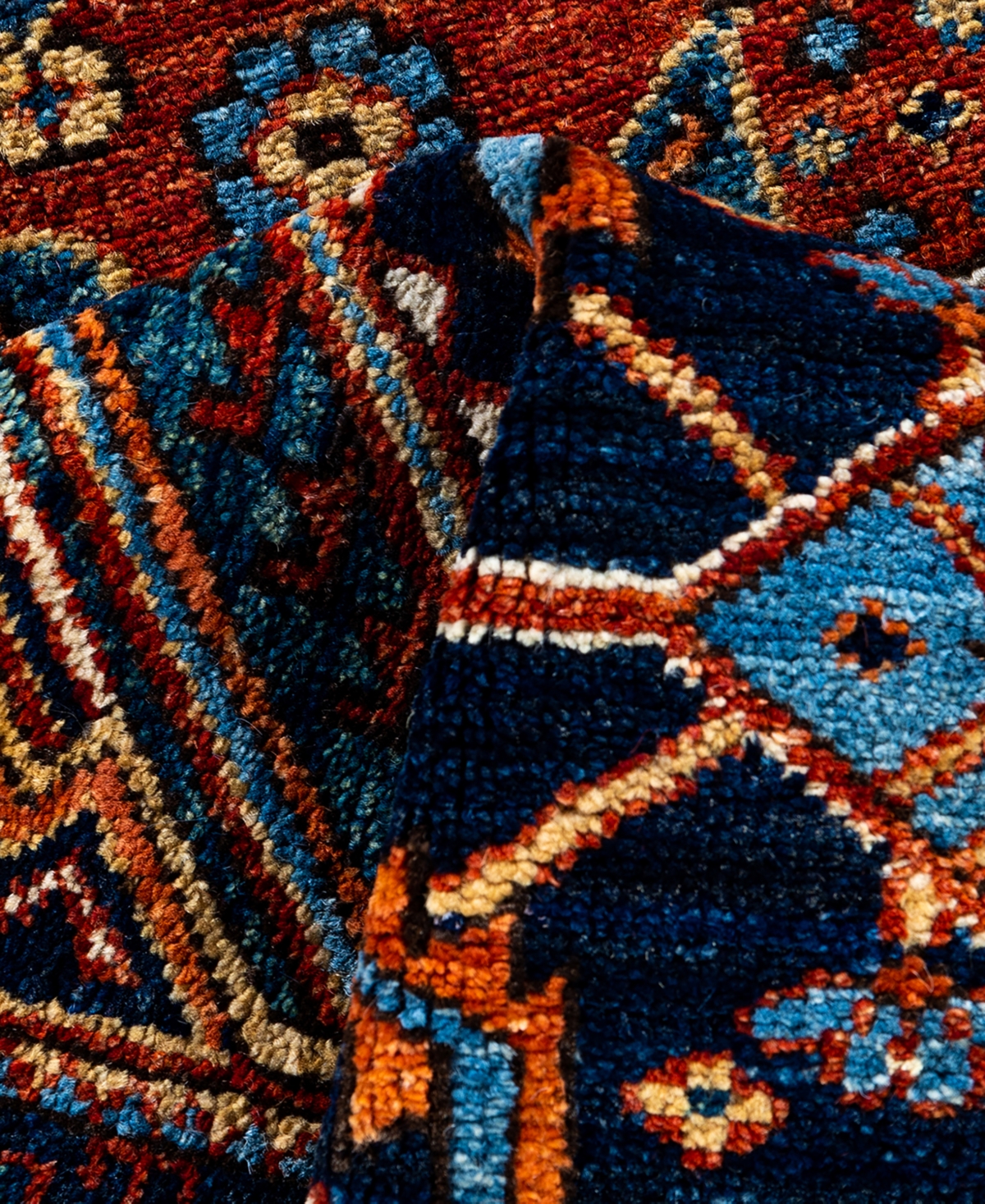 Adorn Hand Woven Rugs Serapi M1999 2'10"x7'9" Runner Area Rug In Red