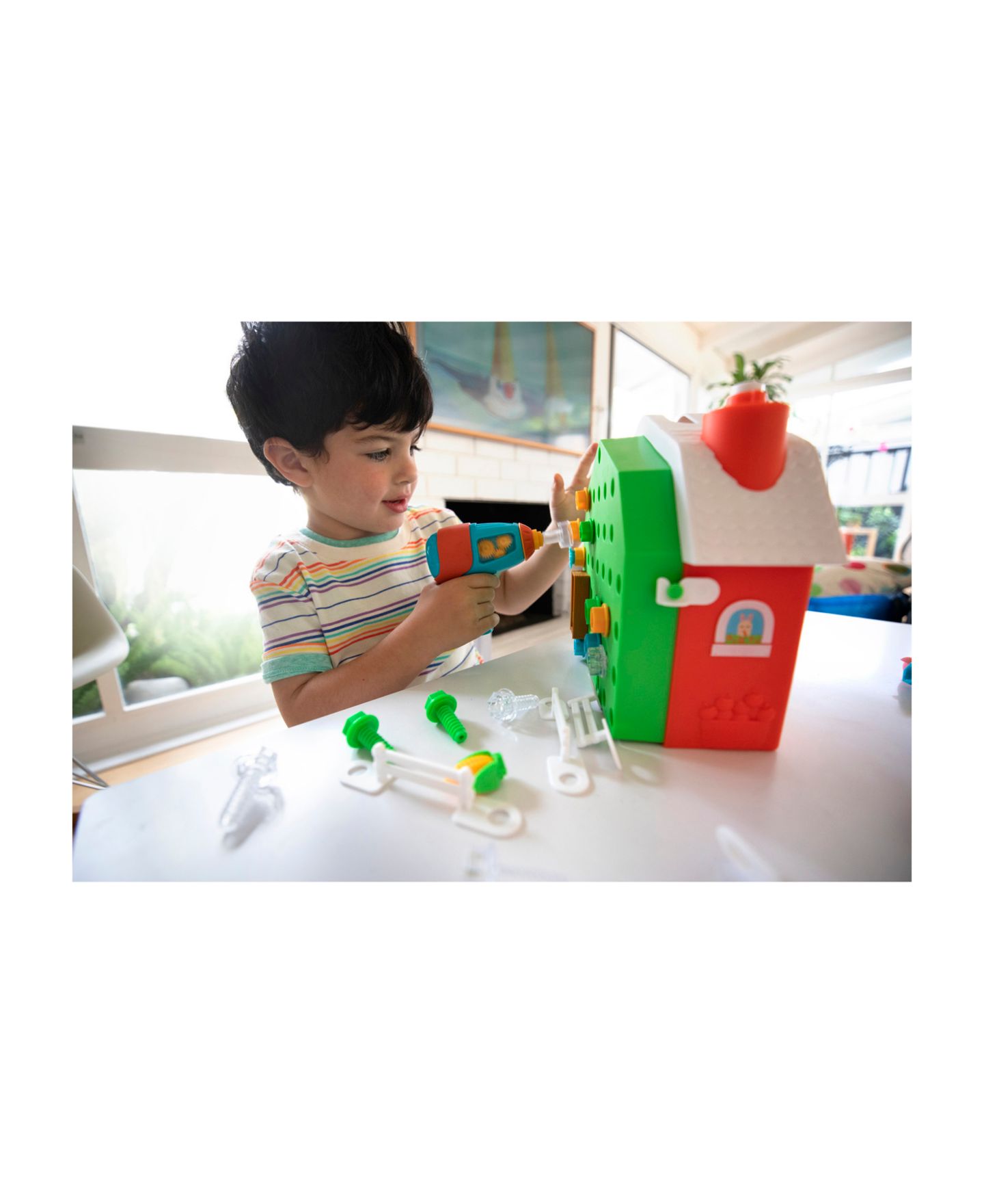 Детский конструктор Educational Insights Barn Bolt Buddies 24-Piece Building Set, Ages 3+ — фото 4