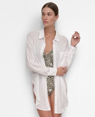 Women's Crossover Ruched One-Piece Swimsuit