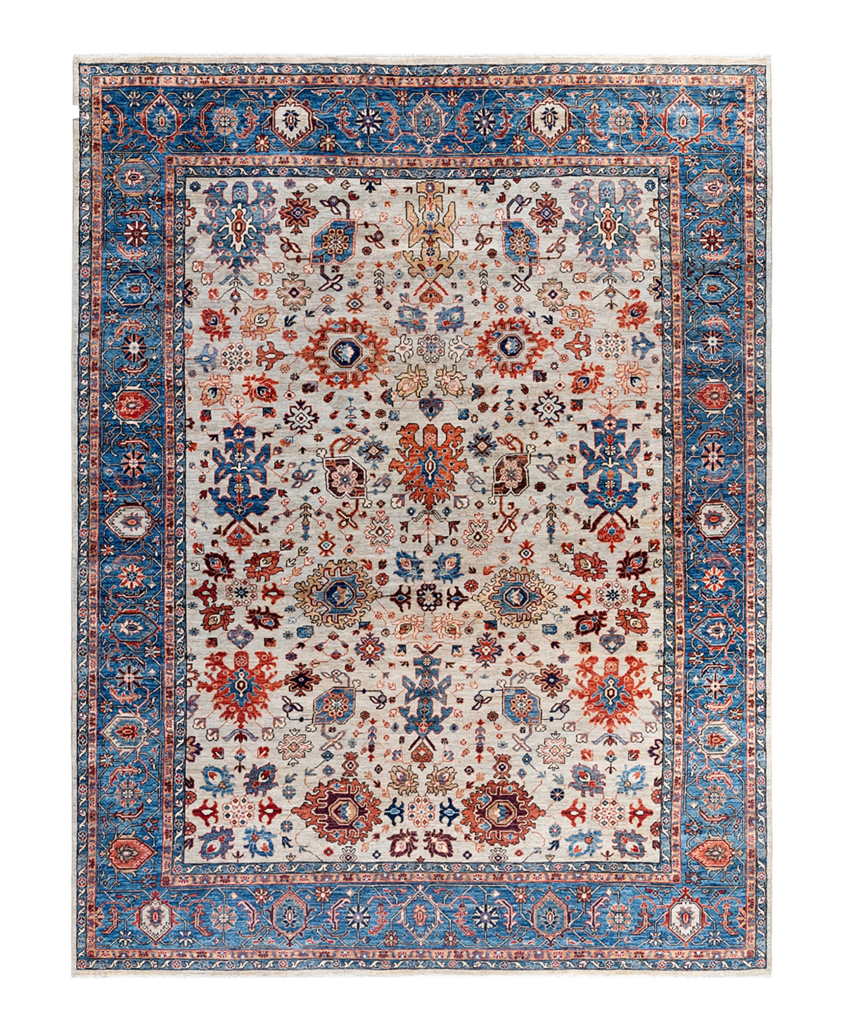 Adorn Hand Woven Rugs Serapi M1999 8'9"x11'9" Area Rug In Beige