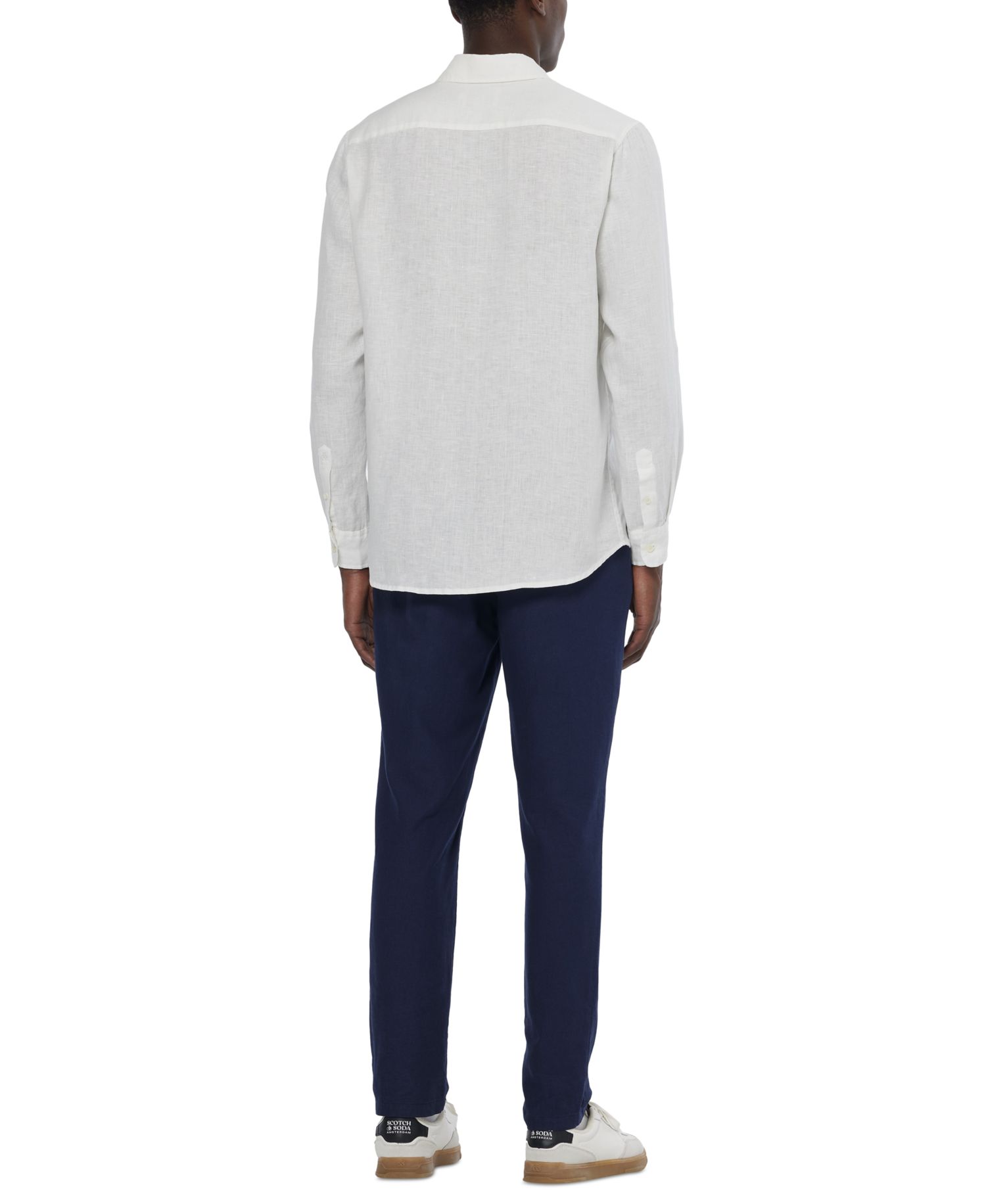 Men's Long-Sleeve Linen Shirt