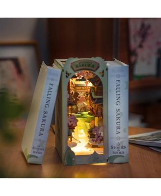 DIY 3D Book Nook Kit Falling Sakura 340pcs