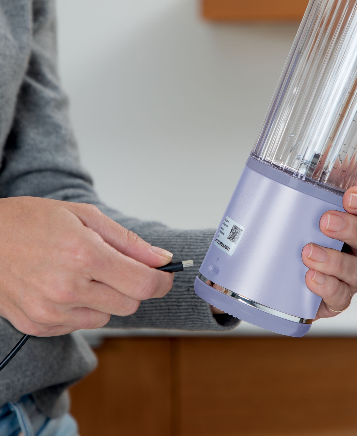 Ninja 18 oz Blast Portable Blender In Muted Lavender