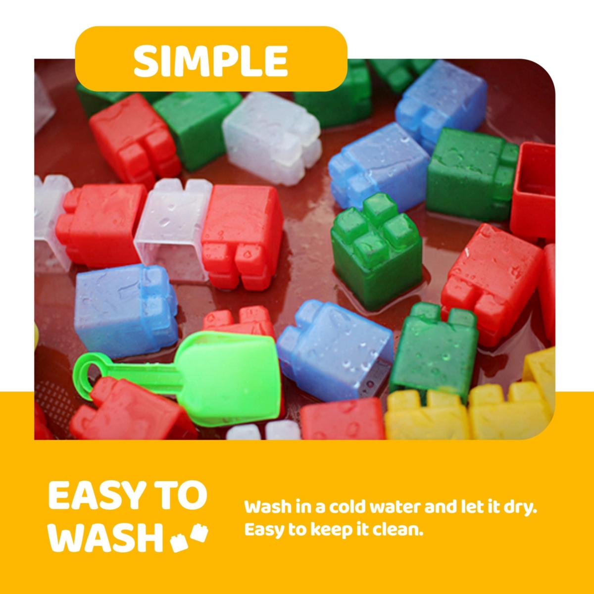 Co-Block Kproduct4u Curious Bpa-free Non-Toxic, Jelly Like Block Building Set for , 20 pieces - Multi-color