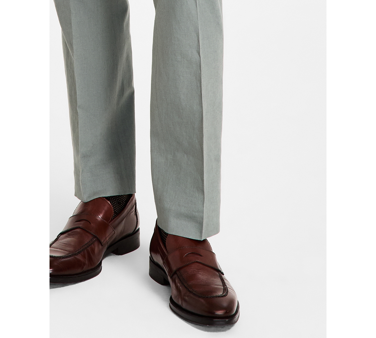 TOMMY HILFIGER MEN'S MODERN-FIT LINEN PANTS 