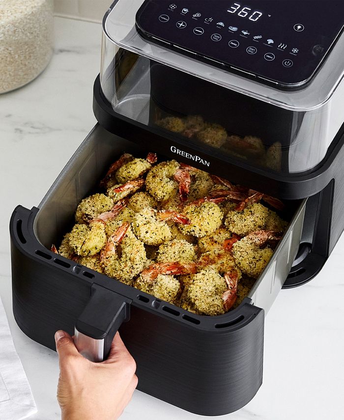 GreenPan Bistro 7 Quart 360° Clear View Air Fryer - Black - No Size
