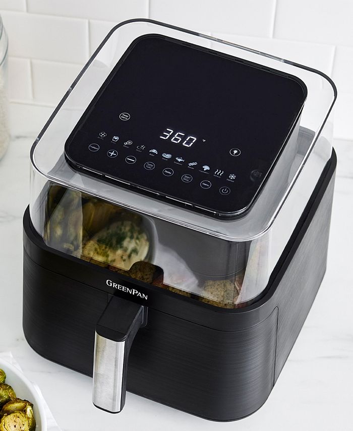 GreenPan Bistro 7 Quart 360° Clear View Air Fryer - Black - No Size