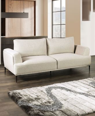 81" Orlandi Chenille Flared Arm Sofa