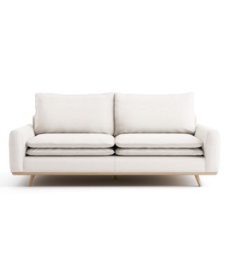 83" Kasi Cotton Round Arm Sofa