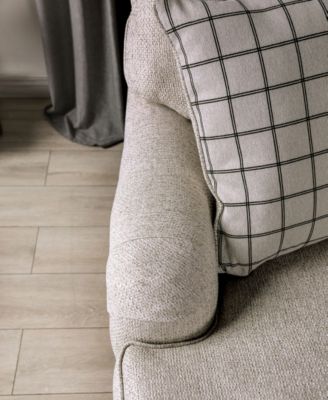 65" Stacy 2-Seater Pleated Arm Loveseat