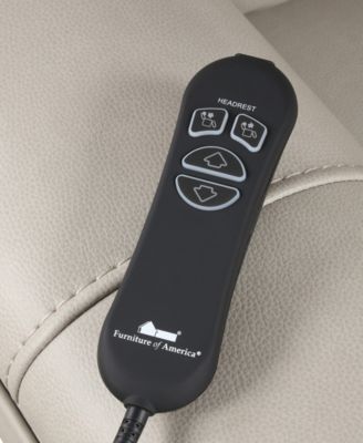 36" Moonrise Artificial Leather Power Recliner Lift Chair