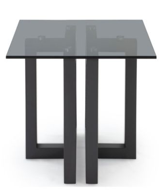 Emila 24" Square Glass Mix and Match End Table