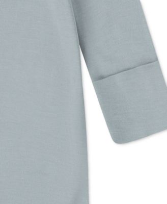 Baby Essentials Viscose Long-Sleeve Footed Coveralls, 2 Pack