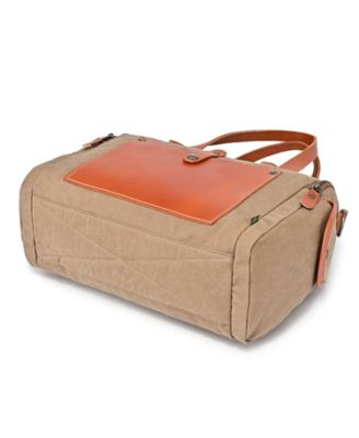 Super Horse Canvas Satchel Bag