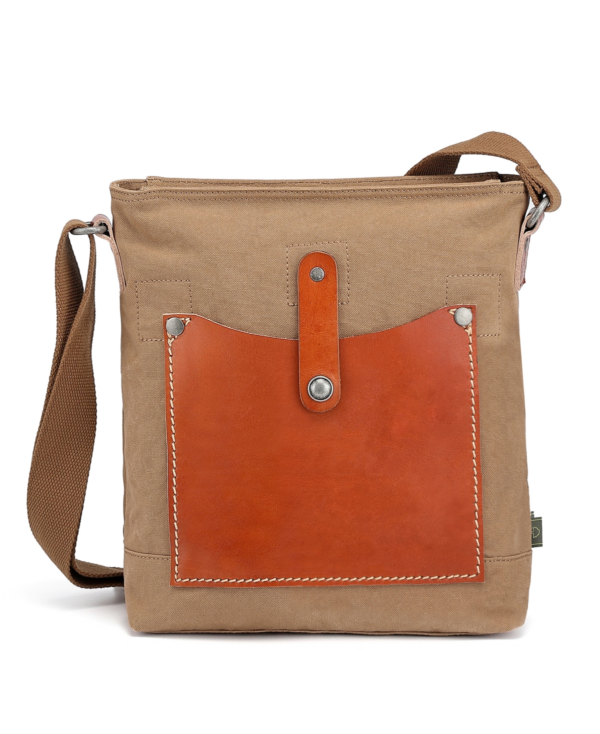Super Horse Canvas Crossbody Bag - Brown