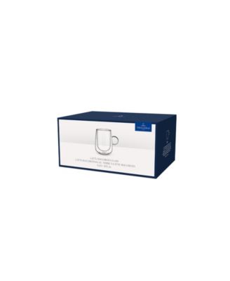 Artesano Hot Cold Beverages Small Insulated Latte Glass, Set of 2