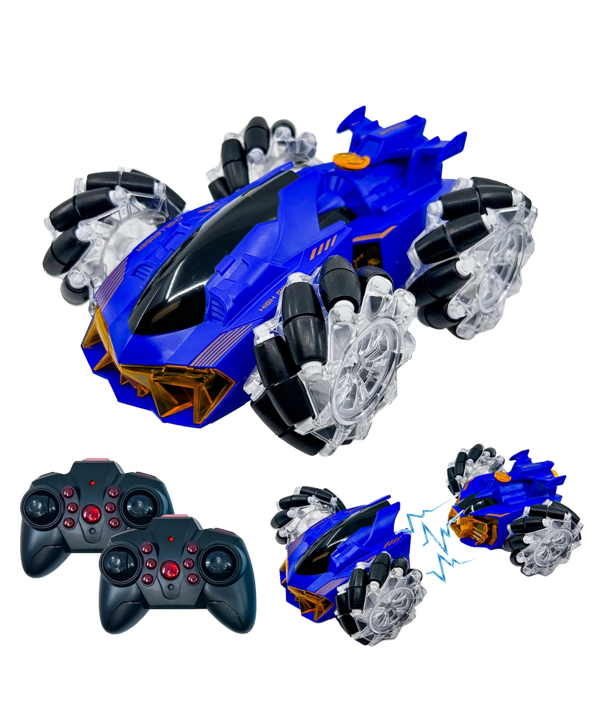 Flipo Split Shift 2-in-1 Remote Control Stunt Car In Blue