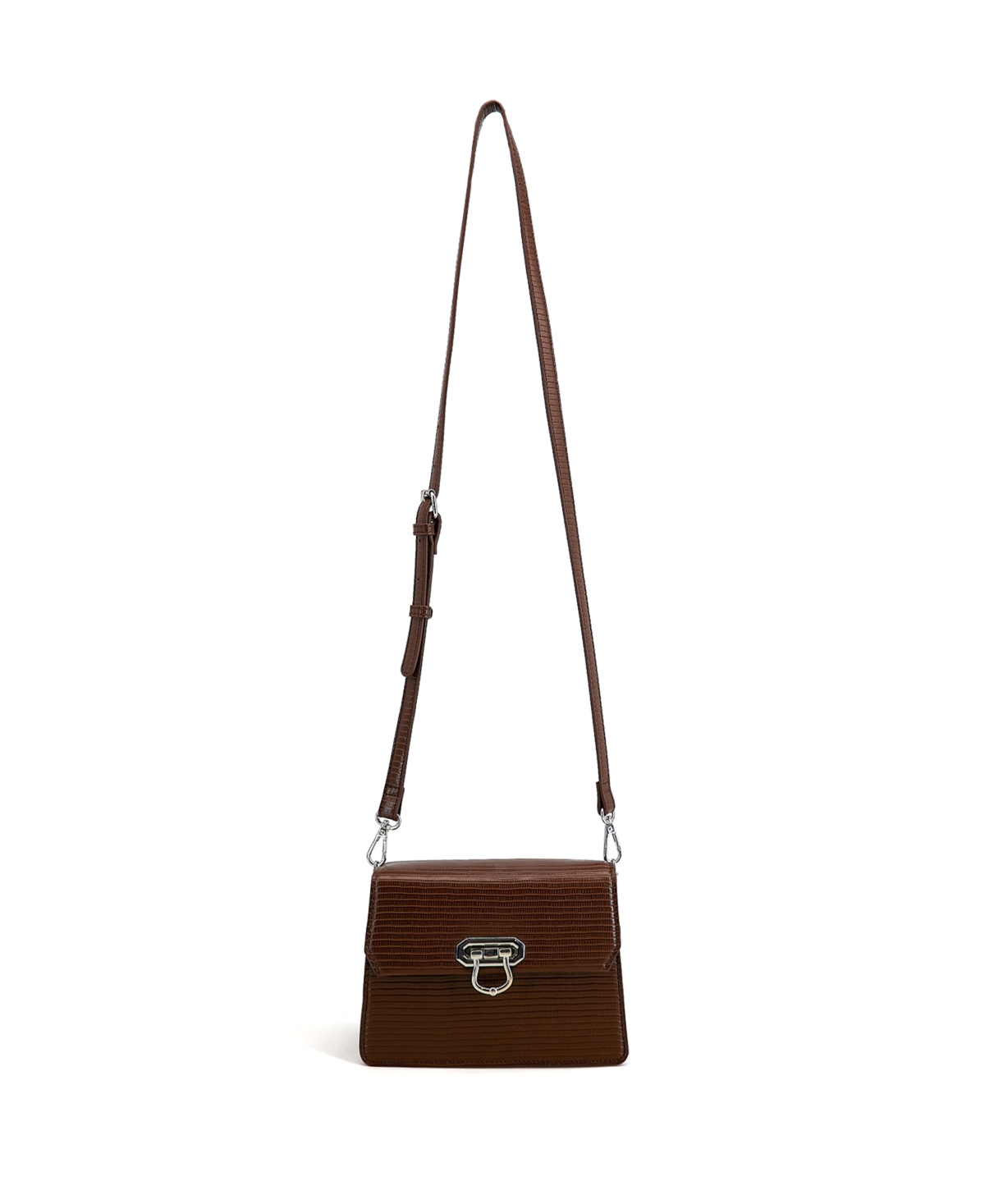 Like Dreams Nadia Faux Alligator Square Crossbody Bag
