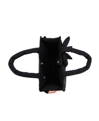 Serenity Bow Puffer Medium Tote Bag