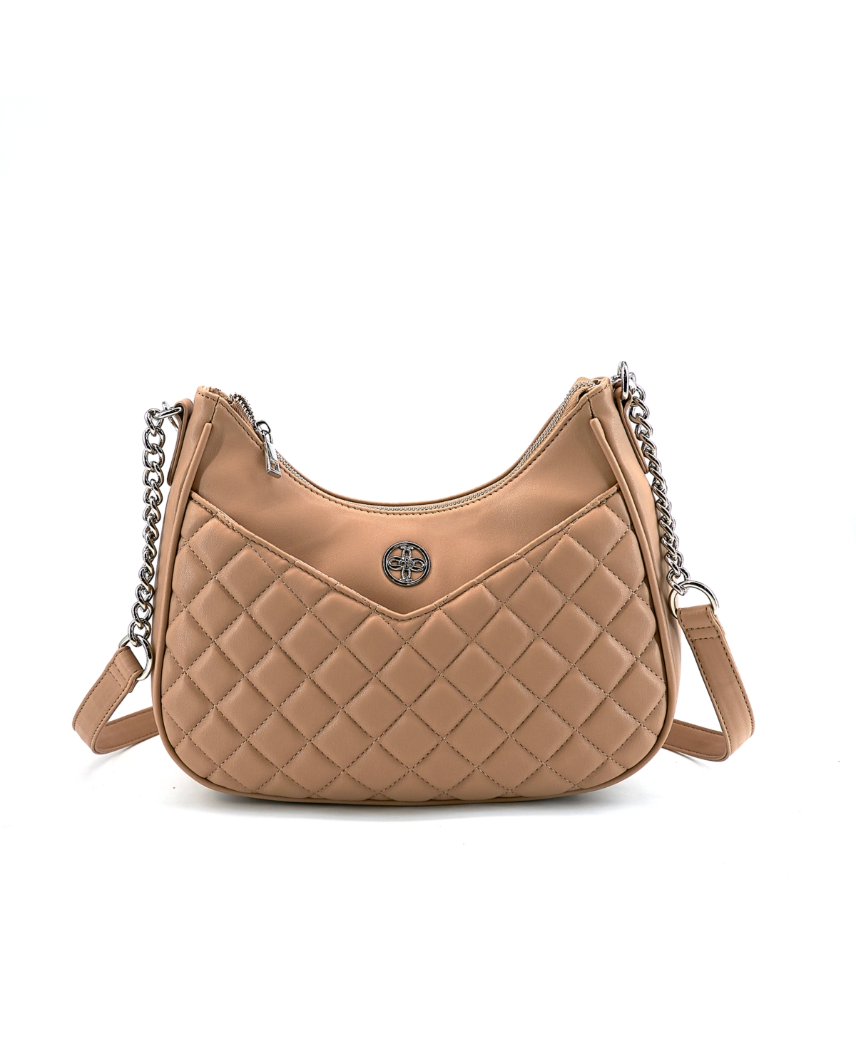 Like Dreams Auburn Dual Shoulder Bag In Nude