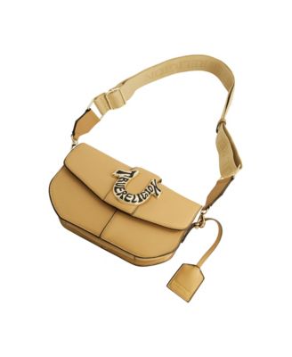 Shoulder Bag with Signature Logo Accent