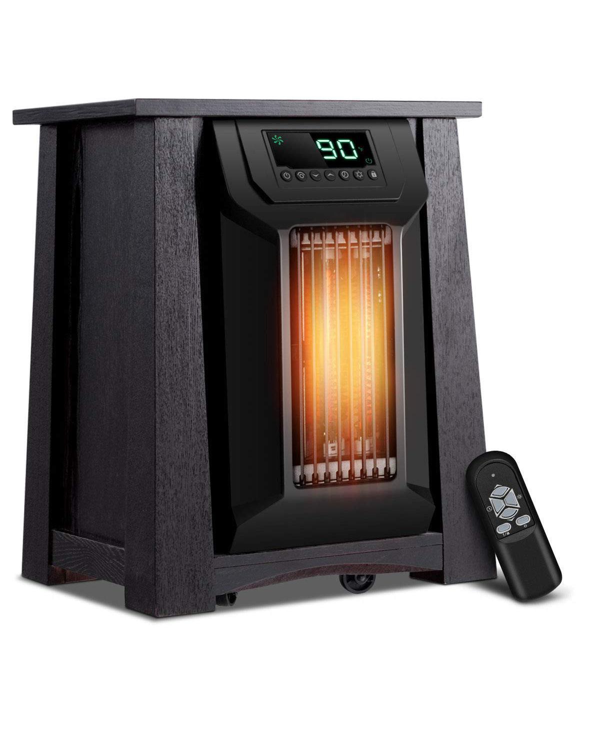 Sugift 1500W 12H Timer Caster Portable Electric Space Heater