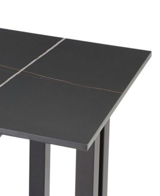 Emila 24" Square Sintered Stone Mix and Match End Table