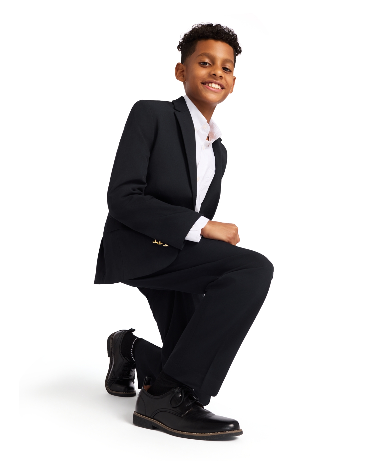 Tommy Hilfiger Big Boys Modern-Fit Stretch Sharkskin Suit Jacket