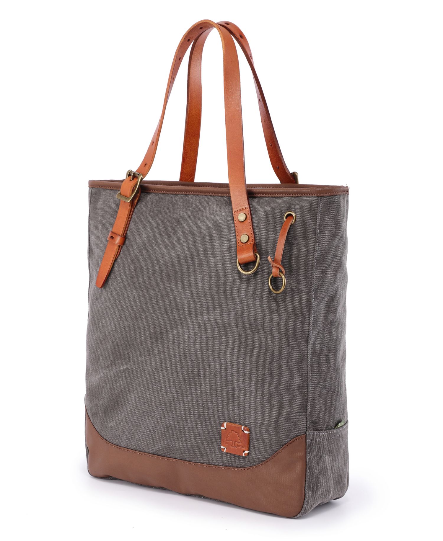 Red Wood Medium Canvas Tote Bag
