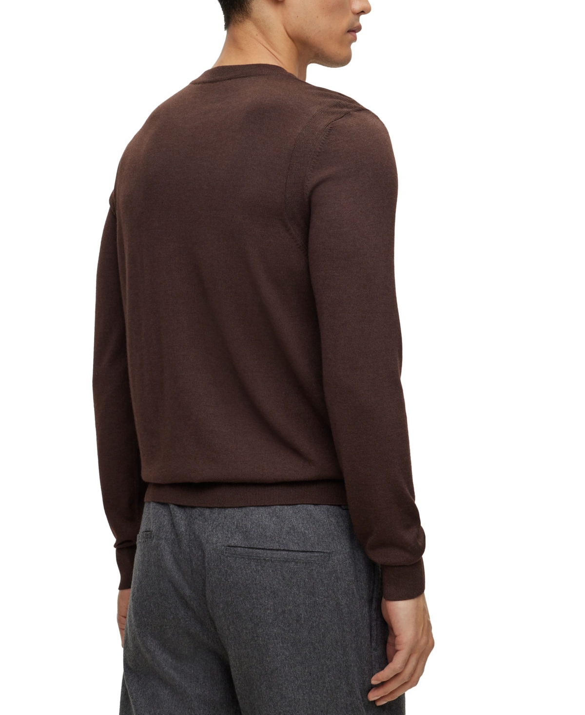 HUGO BOSS BOSS BY HUGO BOSS MEN'S REGULAR-FIT SWEATER 