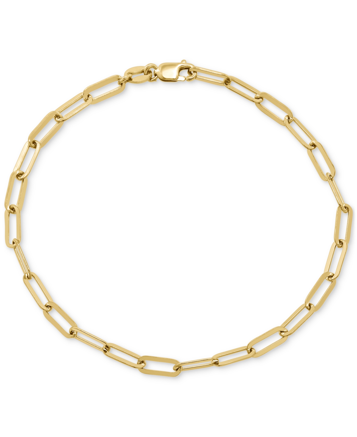 Giani Bernini 2-pc. Set Paperclip Link Chain Necklace & Matching Bracelet, Created For Macy's In Gold Over Silver