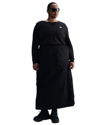 Plus Size Sportswear Club Long-Sleeve T-Shirt 