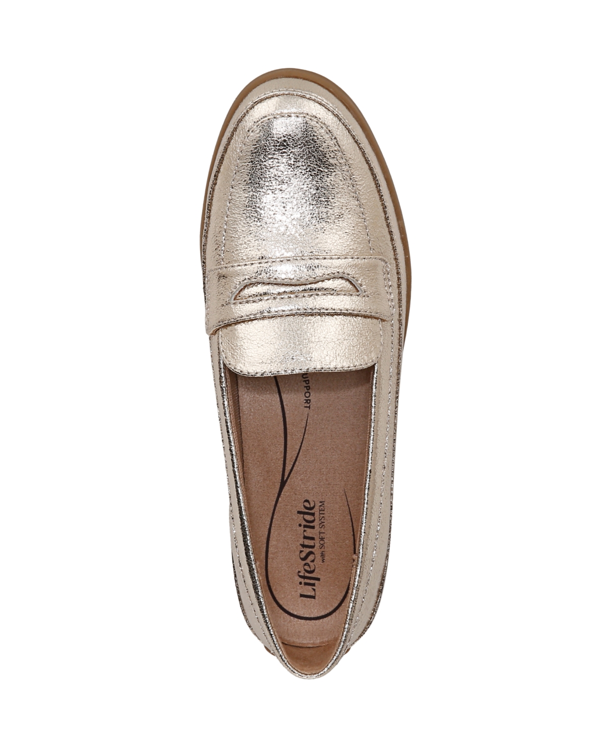 LIFESTRIDE WOMEN'S MALTA ROUND TOE PENNY LOAFERS 