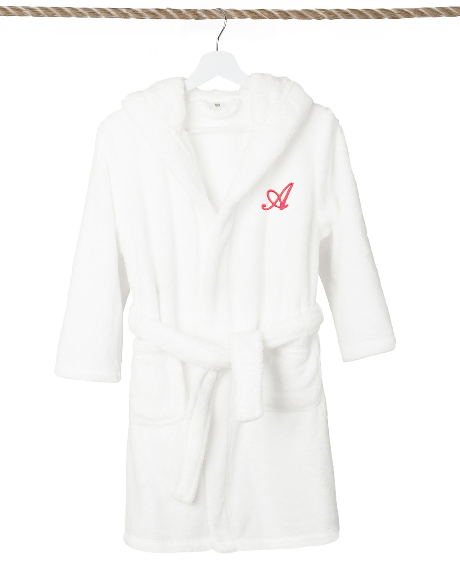 Personalized Kids Super Plush Hooded Bathrobe