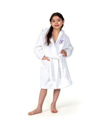 Personalized Kids Super Plush Hooded Bathrobe
