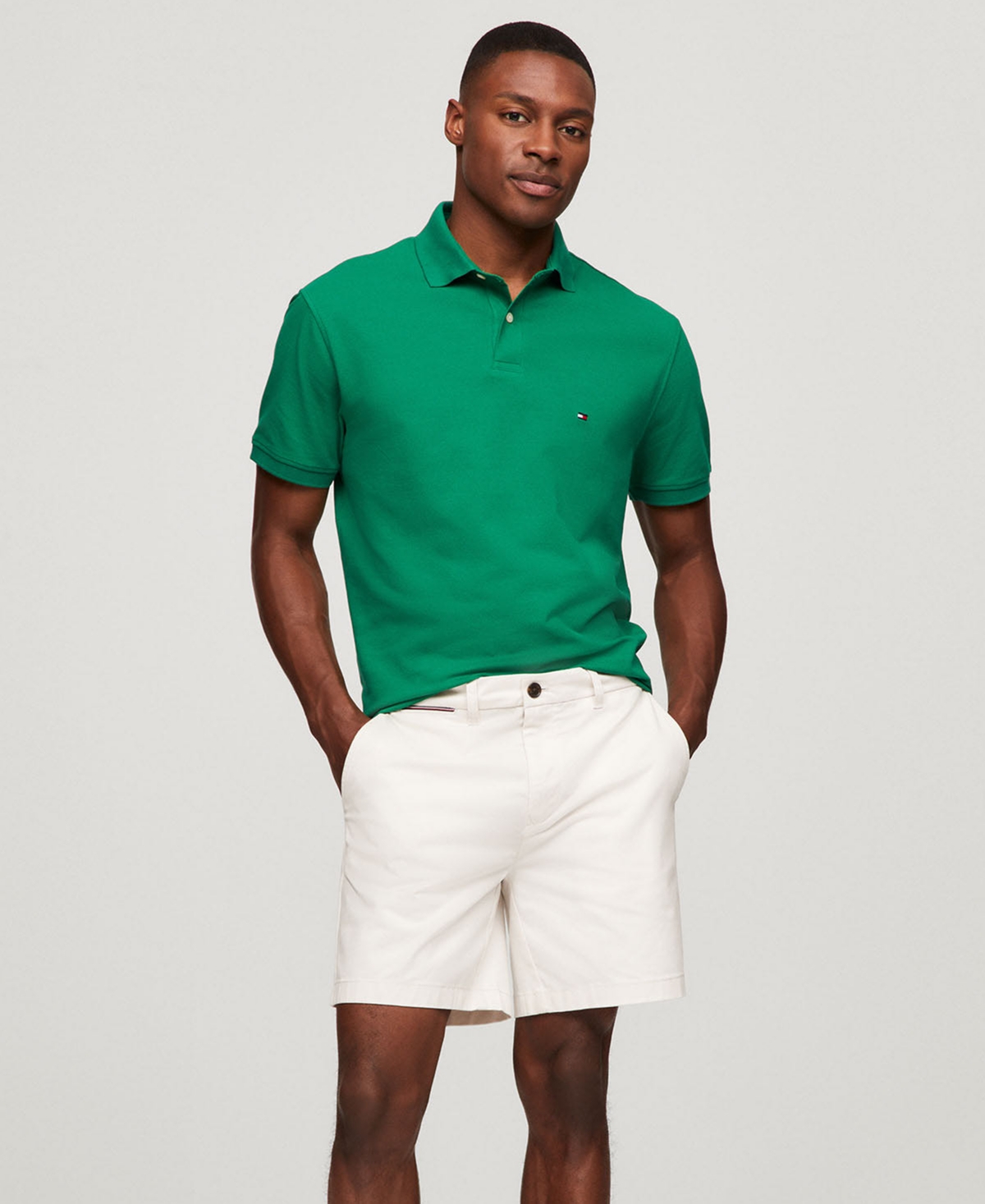 Tommy Hilfiger Men's 1985 Slim Fit Polo Shirt In Nouveau Green
