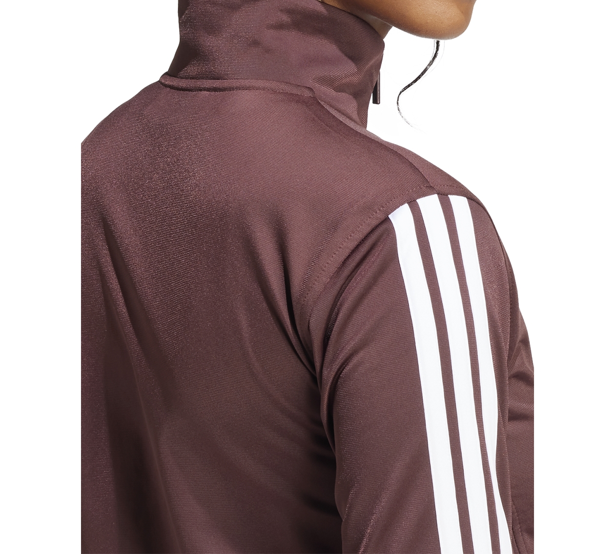 Adidas Originals Women's Tricot 3-stripes Track Jacket In Aurora Ruby,white