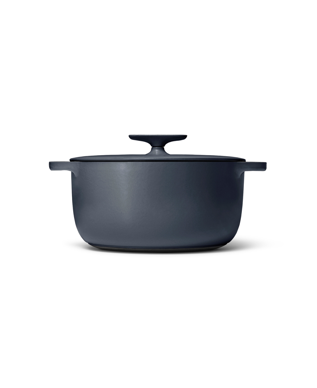 Caraway Cast Iron 6.5-quart Dutch Oven With Flat Lid In Midnight Blue
